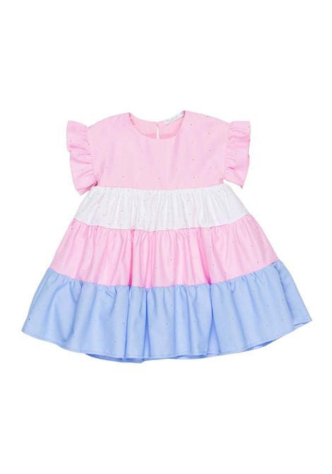 Abito girocollo U+E' BY MISS GRANT | UE2178MULTICOLOR